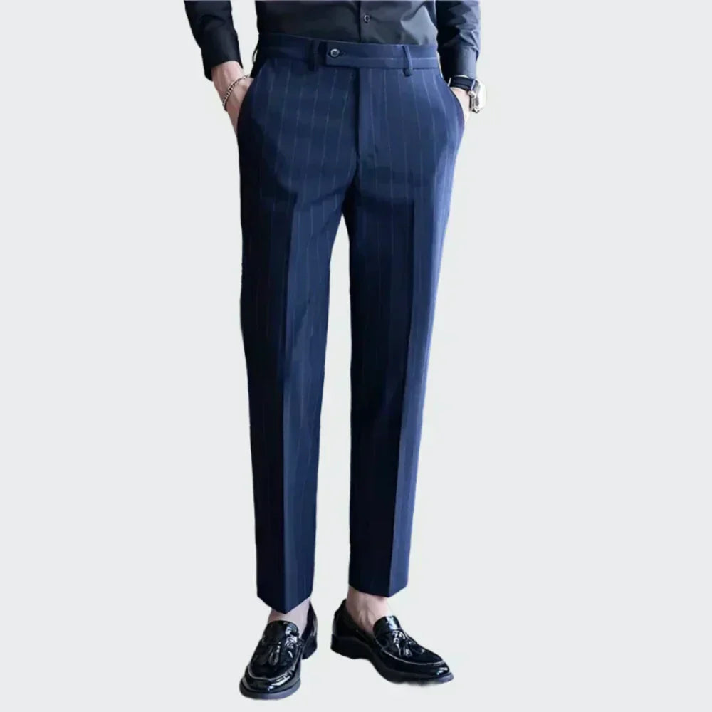 Pinstripe Pakbroek voor Heren Zevian