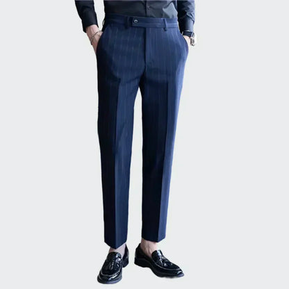 Pinstripe Pakbroek voor Heren Zevian