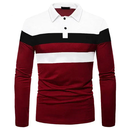Heren Poloshirt met Lange Mouwen Slingint Zevian
