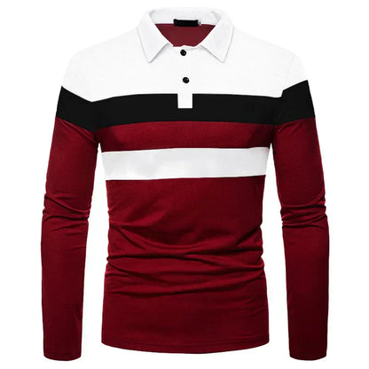 Heren Poloshirt met Lange Mouwen Slingint Zevian