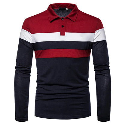 Heren Poloshirt met Lange Mouwen Slingint Zevian