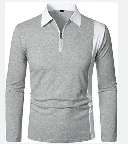 Heren Lange Mouwen Polo Shirt Padrony Zevian