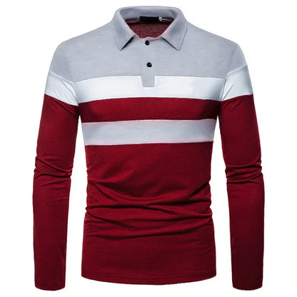 Heren Poloshirt met Lange Mouwen Slingint Zevian